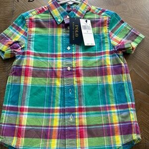 Polo by Ralph Lauren Vibrant Plaid Kids Shirt